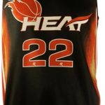Basketball Singlet Heat Black Red Orange Game Singlet Front