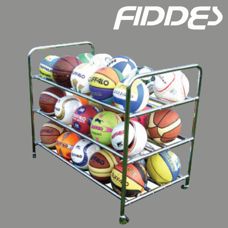 Basketball Storage, Buffalo 30 Ball Rack Fiddes Direct