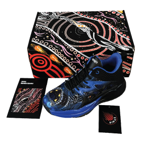 Binar Black Blue Shoe