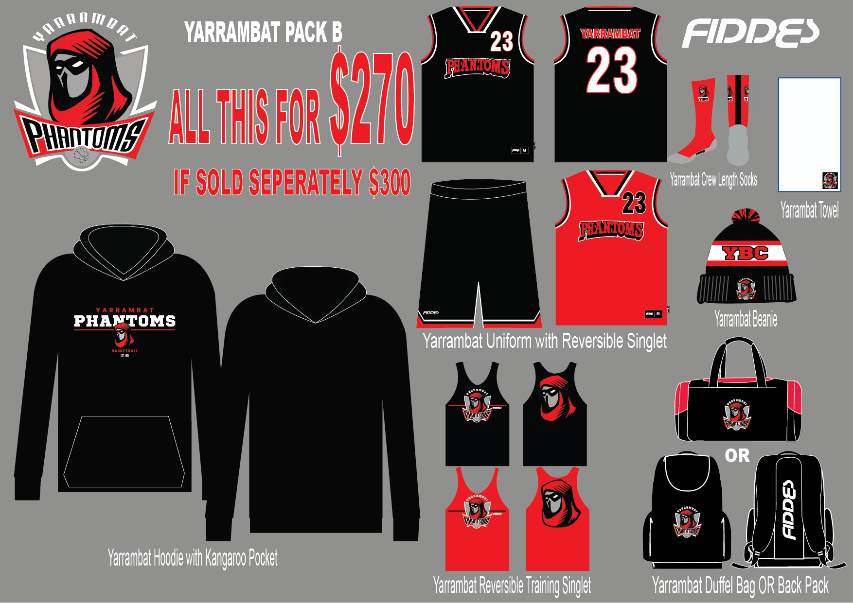 Yarrambat - Pack B - Fiddes Direct